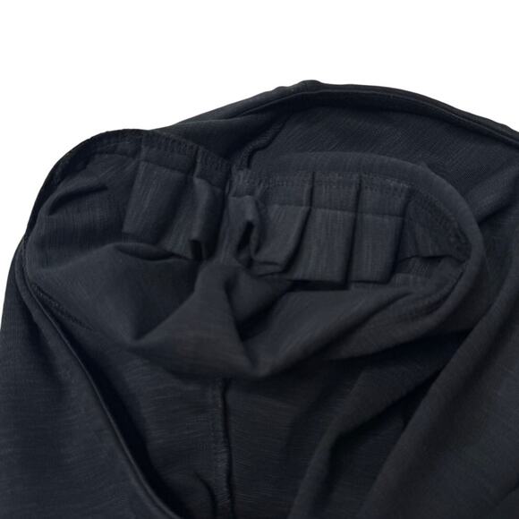 Free People Ellery Puff Sleeve Blouse NWT Black M - Picture 8 of 12